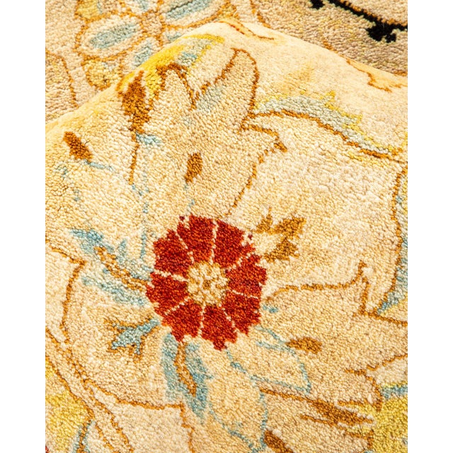 Textile Mogul, One-of-a-Kind Hand-Knotted Area Rug - Ivory, 8' 3" x 9' 10" For Sale - Image 7 of 8