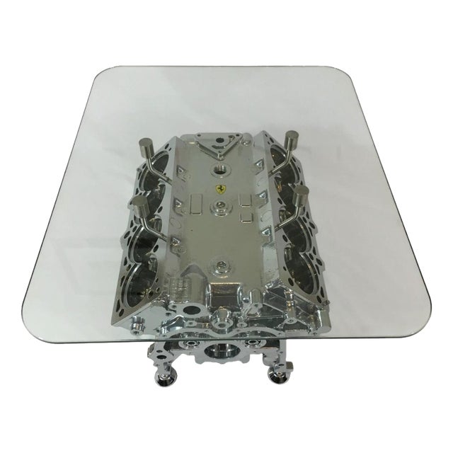 Ferrari V8 Engine Block Coffee Table For Sale