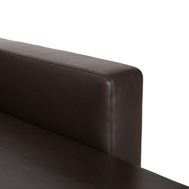 Brown Moule Leather Corner Sofa from Brühl For Sale - Image 8 of 17
