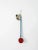 A classic vintage N.N. Hill Brass Company pull toy, circa 1940s. features a painted wooden horse head mounted on a blue...