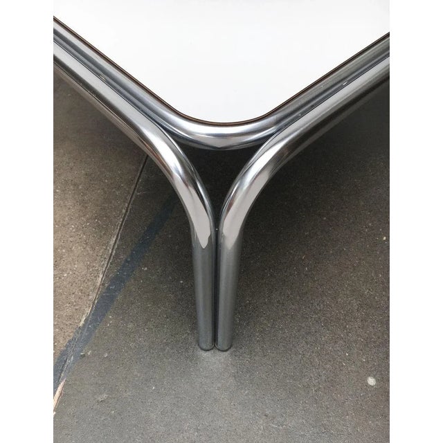 Metal Mid-Century Dutch Space Age TZ09 Coffee Table by Claire Bataille for t’ Spectrum For Sale - Image 7 of 18