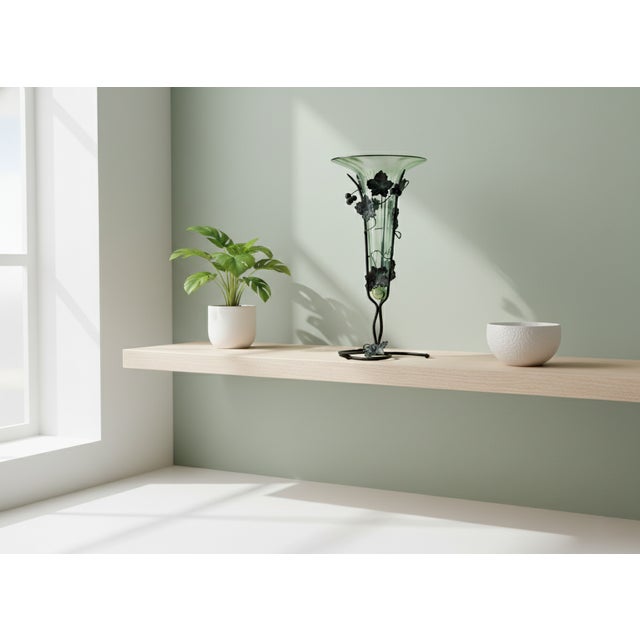Add a touch of Italian art to your interior with this vase, which combines the delicacy of glass with the strength and...