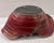 Signed Raku Ceramic Flower Arrangement Bowl With Frog-Style Center For Sale - Image 10 of 11