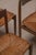 Mid-Century Wengé and Rattan Dining Chairs, 1970s, Set of 6 For Sale - Image 10 of 18