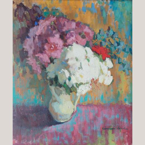 Colourist Floral Still Life, Oil Painting For Sale - Image 10 of 10