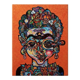 Alexander Arshansky Cubist Painting "Frida to My People" For Sale