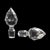 Pair of Small Antique Scent Bottles, English, Perfume Decanter, Silver Collar For Sale - Image 12 of 12