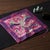 This exquisite 10.5-inch square piece of Asian fabric art features vibrant, intricate embroidery centered around a...