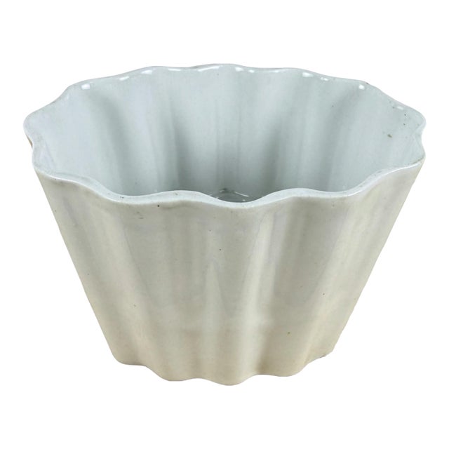 Antique English Fluted Jelly Mould For Sale