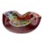 Ruby Red Italian Murano Glass Bowl For Sale