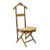 Vintage Mid Century Italian Style Modern Beech Wood Clothing Valet Chair Seat, B For Sale