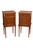 Antique French Mahogany Bedside Cabinets with Marble Tops, 1900, Set of 2 For Sale - Image 16 of 16
