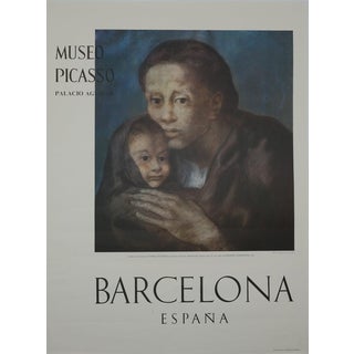 Mère et Enfant Au Fichu Poster after Pablo Picasso For Sale