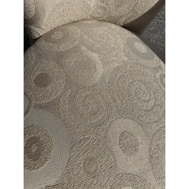 Textile Pair of Decorator Mid Century Post Modern Armchair Lounge Chairs For Sale - Image 7 of 13