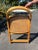 Vintage Wood and Cane Folding Chairs - Set of 8 For Sale - Image 11 of 12