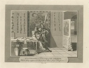 Stratford, The Deity Quante-Cong or Shangdi, First Ruler of China, 1808, Engraving