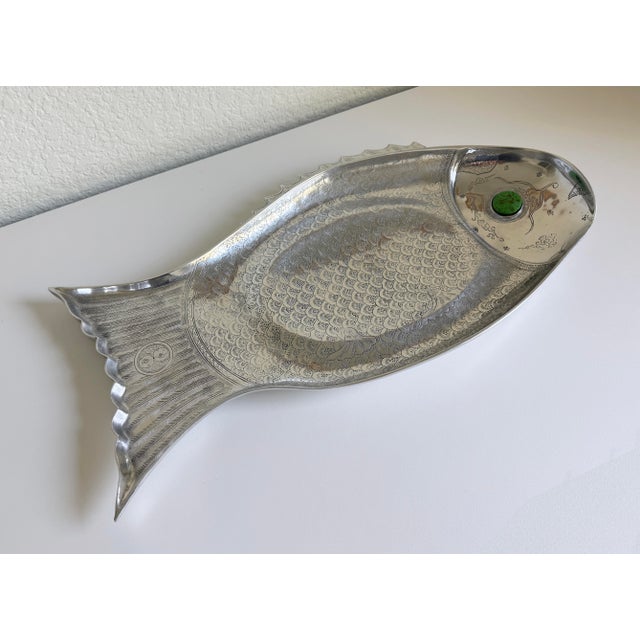 Vintage Arthur Court Fish Serving Platter, 1975 For Sale In Sacramento - Image 6 of 12
