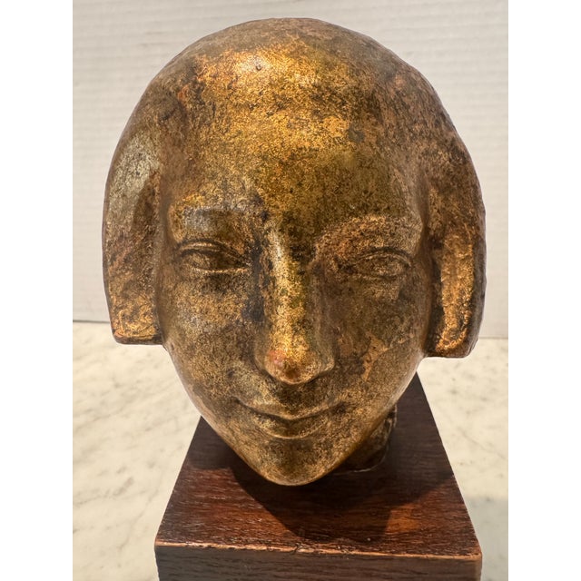 1950s Sculpture “Tete De Femme” by French Artist Albert Patrisse For Sale - Image 5 of 9