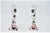 Glasses with Silver Rims and Floral Motifs, Set of 2 For Sale - Image 3 of 7
