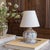 Lovely ceramic lamp by Jean-Claude Courjault from France, 1960s. Beautiful shades of brown, blue and grey hand painted...