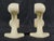 Pair of Vintage European Ceramic Bathroom Towel Bar Brackets For Sale - Image 4 of 9