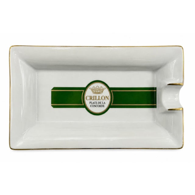 Vintage Hotel Crillon Place De Concorde Paris Ashtray Catchall Dish For Sale - Image 14 of 14