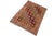 Abstract Vintage Soumak Red/Green Wool Rug - 5'0'' X 7'2'' For Sale - Image 3 of 10