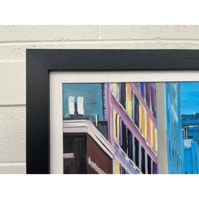 Painting of the Chrysler Building New York City - Unique Original Art by Contemporary British Artist, 2021 For Sale - Image 12 of 13