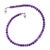 Ajd 18 Inch Glowing Amethyst Rondel Necklace For Sale - Image 4 of 6