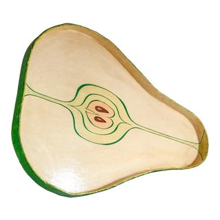 Cocktail Serving Tray Trompe l'Oeil Papier Maché For Sale