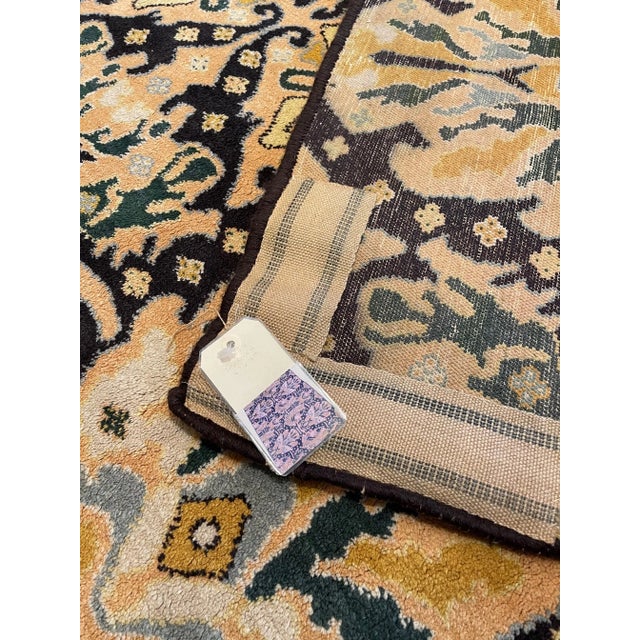 Turkish Antique Spanish Rug 6.3x4.10 For Sale - Image 3 of 4