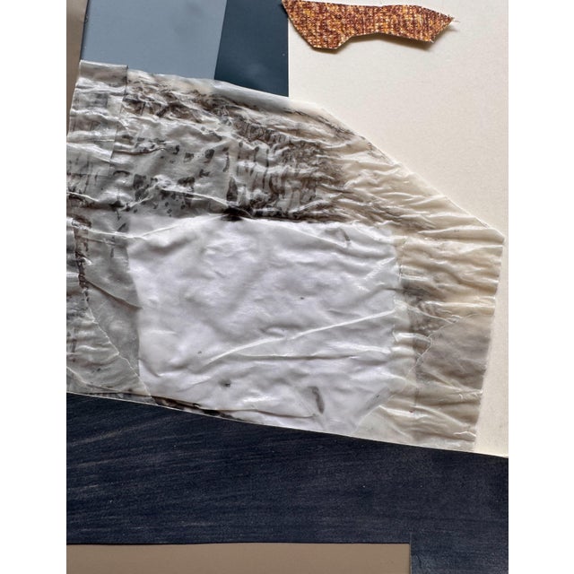 "Memorabilia 3" Original Mixed-Media Collage on Paper by Zac Woodiel For Sale In Little Rock - Image 6 of 9
