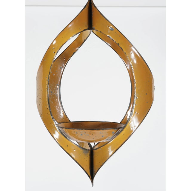 Vintage Hanova of Pasadena Hanging Candle Holders- Set of 3 For Sale - Image 4 of 9