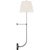 2020s Suzanne Kasler for Visual Comfort Signature Wyatt 39" Statement Sconce in Bronze with Linen Shade For Sale - Image 5 of 10