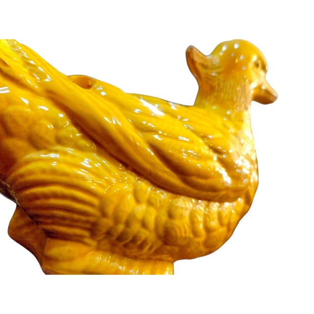 Original Signed Jean Roger Paris Ceramic Duck Flower Frog Vase | MCM | Made in France For Sale - Image 9 of 12