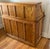 Mid 20th Century Arts & Crafts Raised Panel Oak S Roll Top Desk on Casters For Sale - Image 4 of 12
