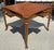 Queen Anne Queen Anne Style Burton-Ching Burl Wood Game Table W Shagreen Leather Top For Sale - Image 3 of 7