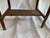 Antique Victorian Wicker Rattan Sewing Stand | Lift-Top Toile Lined, Two Drawers | Edwardian Work Table, 31in For Sale - Image 11 of 18