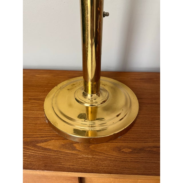 Vintage Brass Waterfall/Tiered Eyeball Lamp After Sonneman For Sale - Image 11 of 12