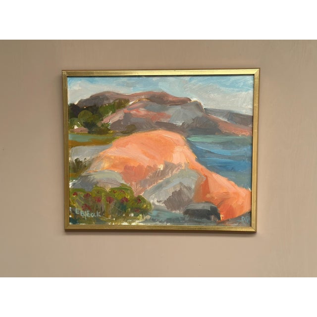 E. Björck, Serene Landscape, 1988, Oil Painting on Canvas, Framed For Sale - Image 15 of 15