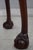 Wood Henkel Harris Claw Foot Mahogany Marble Top Console Table For Sale - Image 7 of 15