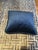 Contemporary Navy Blue Velvet Pillows- a Pair For Sale - Image 3 of 6