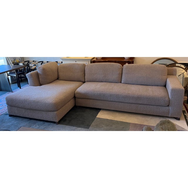 Fitzgerald Stevie Sectional With Dedar Nimbus Tortola Upholstery For Sale - Image 15 of 16