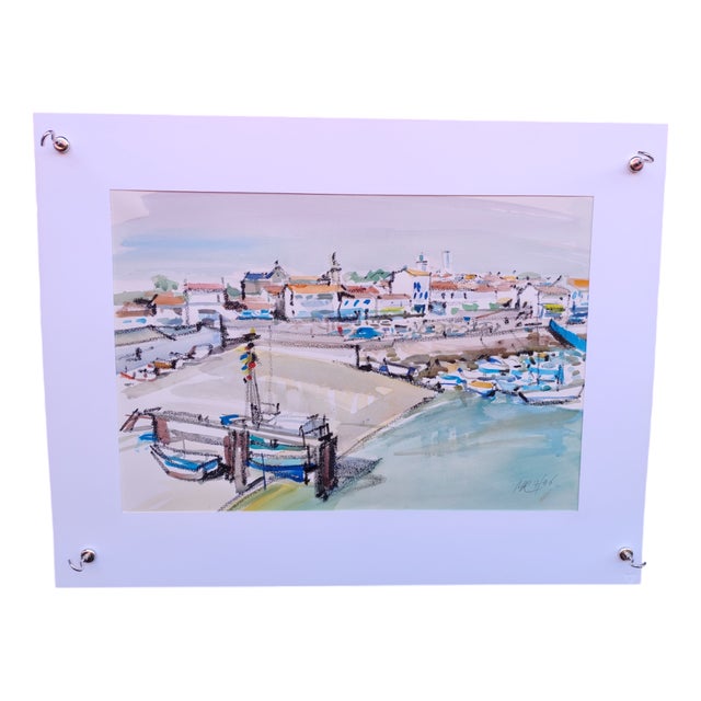 Michel Roubille, L'Ile d'Yeu, 1996, Watercolor For Sale