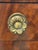 Antique French Empire Style Flame Mahogany Console Table With Mirror. For Sale In West Palm - Image 6 of 12