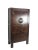 1900 - 1909 Asian Elm Cabinet With Painted Panel Doors For Sale - Image 4 of 12