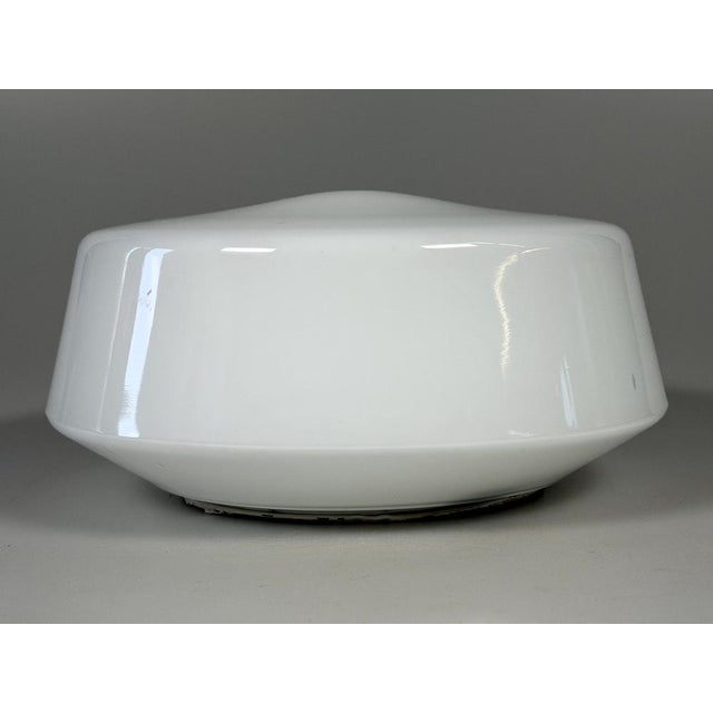 Metal Mid-Century Ceiling Light in Frosted Glass from RZB, 1960s For Sale - Image 7 of 15