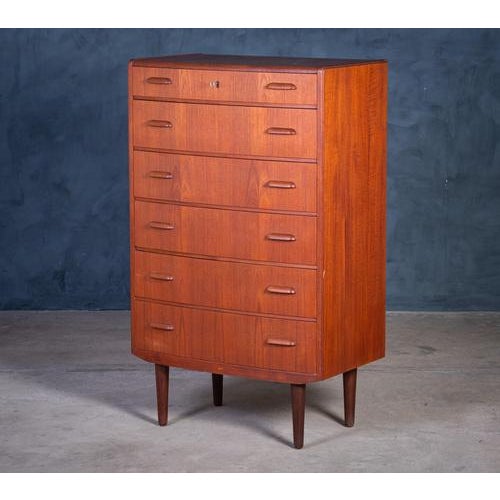 Danish Teak Chest of Drawers from Ølholm Møbelfabrik, 1960s For Sale - Image 3 of 11