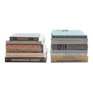 12-Piece Designer Coffee Table Book Collection — Interior Design, Architecture, Vogue Living & Gardens For Sale