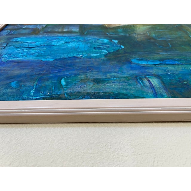 Contemporary Abstract Original Painting "Stormy Day" by Artist Sonia Gold For Sale - Image 12 of 13